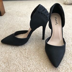 Black heels